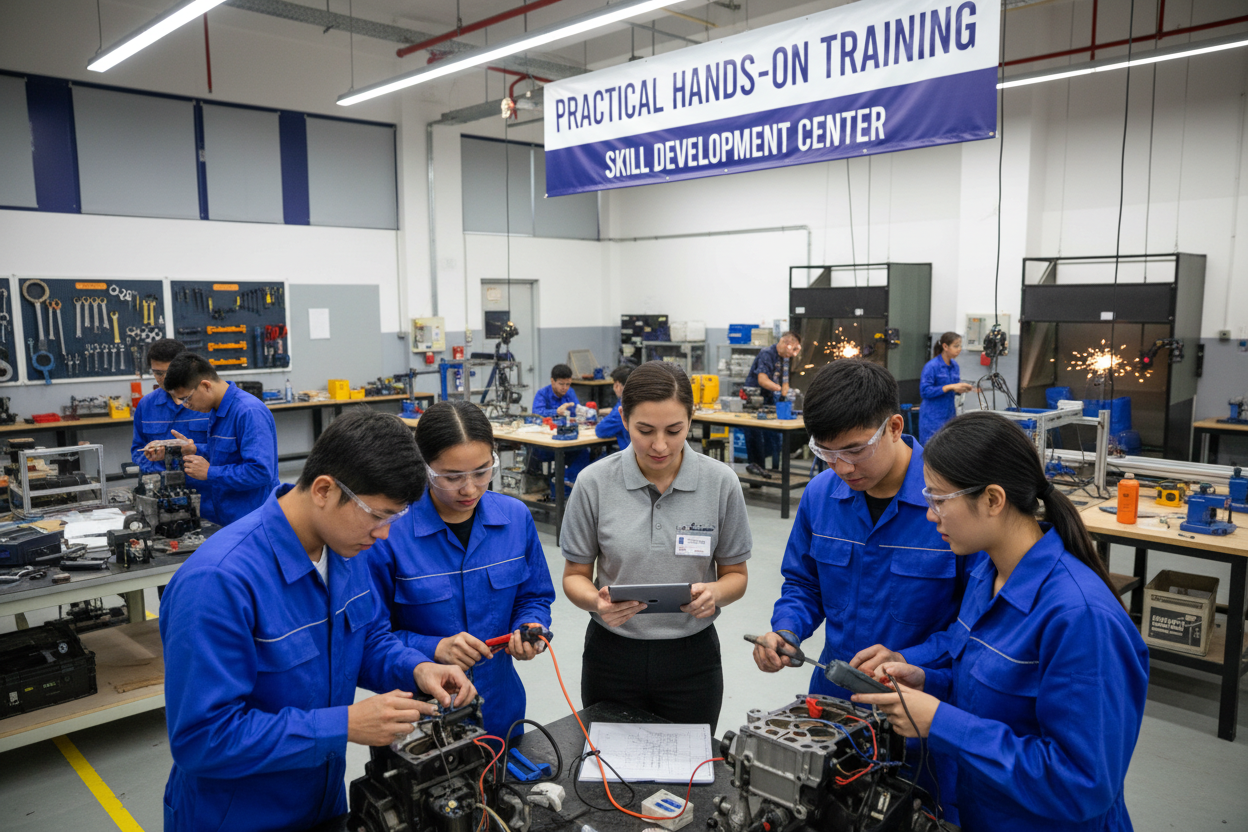 firefly geminiflash practical hands on training “students engaged in hands on practical training session, 162459